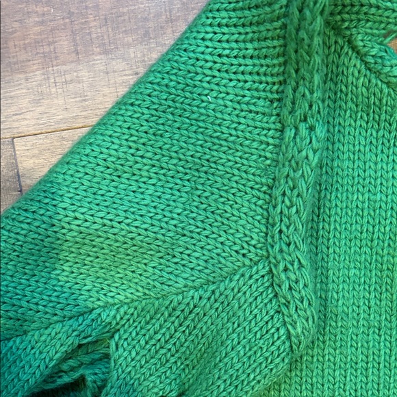 Maeve Emerald Open-Knit Shrug - Picture 3 of 3